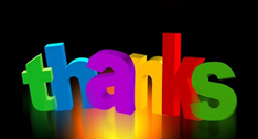 Thanks Thanks
